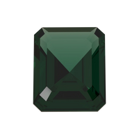 Emerald Green Emerald Cut