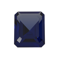 Sapphire Blue Emerald Cut